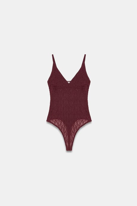 Kanten Mouwloos Bodysuit Blouse - Image 5
