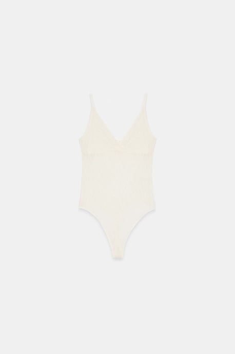 Kant Mouwloze Bodysuit Blouse - Image 6
