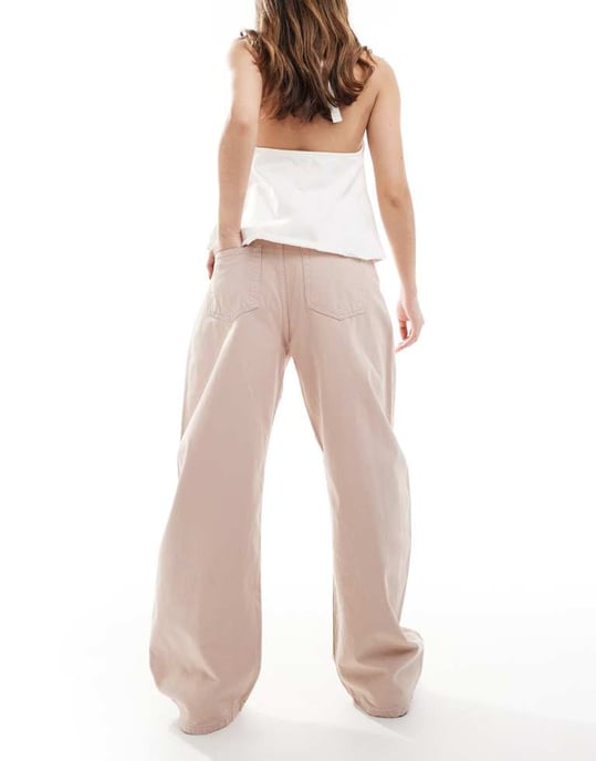 ASOS DESIGN hög midja tunnelsegel i manuka - Image 2