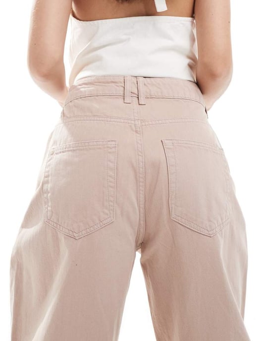 ASOS DESIGN hög midja tunnelsegel i manuka - Image 4