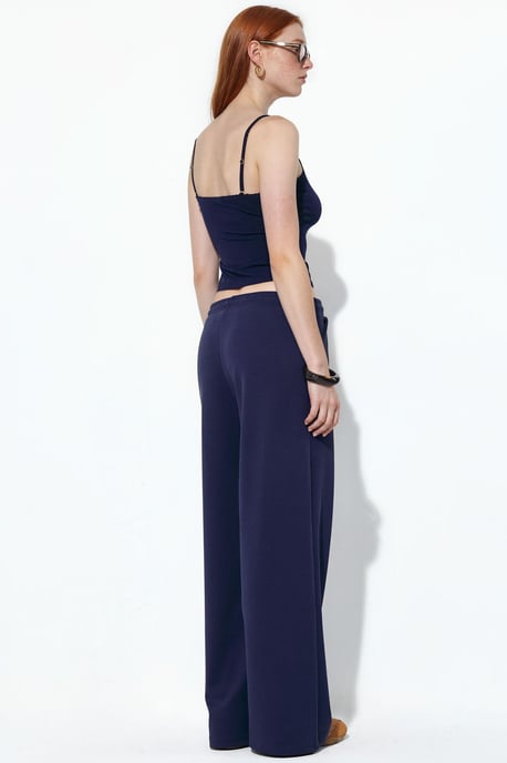 Ribbed Drawstring Waist Pants - Image 3