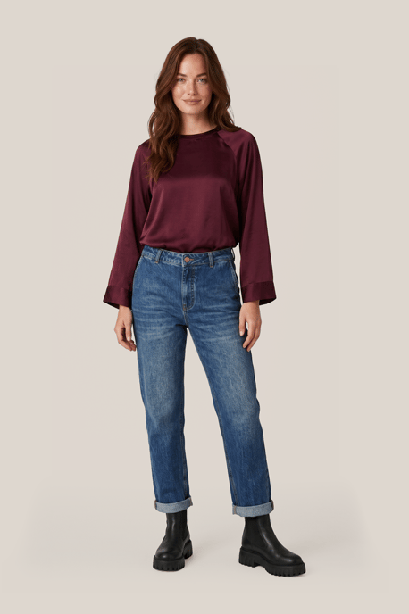 Caroline Tensen Dublin Top Aubergine - Image 2