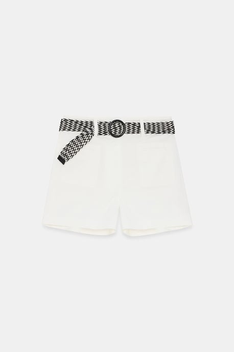 Hoge Taille Tailored Shorts Met Riem - Image 6