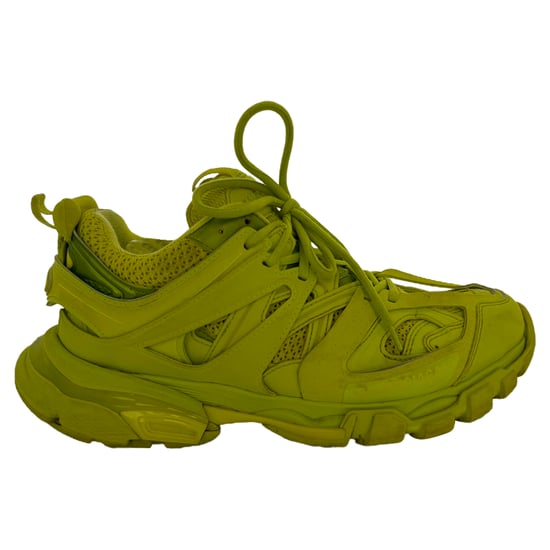 Balenciaga Track Sneakers in Neon Yellow Polyurethane - Image 1