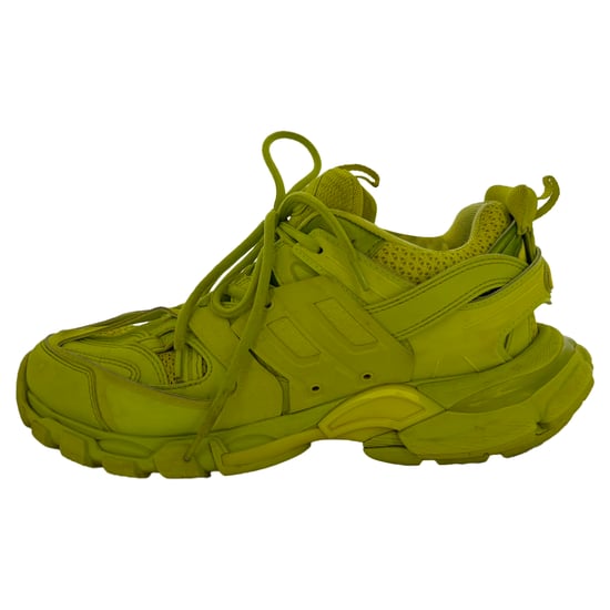 Balenciaga Track Sneakers in Neon Yellow Polyurethane - Image 2