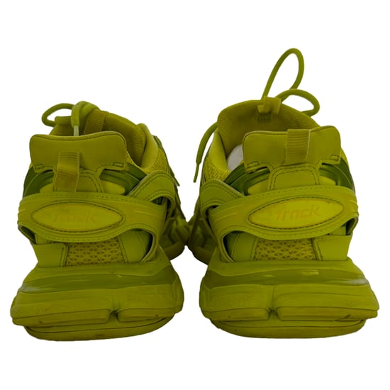 Balenciaga Track Sneakers in Neon Yellow Polyurethane - Image 4