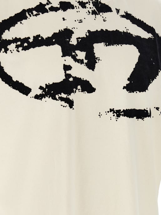 Diesel Bicolor Cotton T-Shirt - Image 4