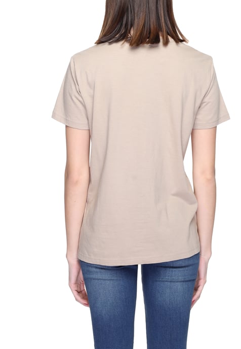 T-shirt met Pailletten Detail en Ronde Hals - Image 2