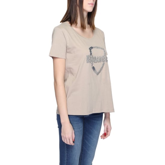 T-shirt met Pailletten Detail en Ronde Hals - Image 4