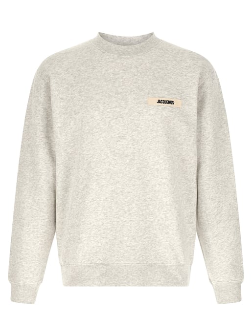Jacquemus Gray Cotton Sweatshirt - Image 1