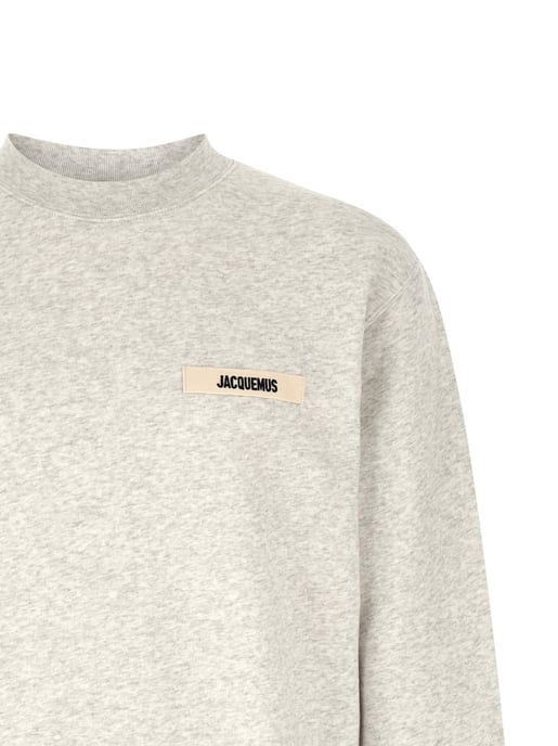 Jacquemus Gray Cotton Sweatshirt - Image 3