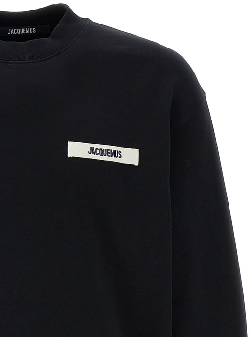 Jacquemus Black Cotton Sweatshirt - Image 3