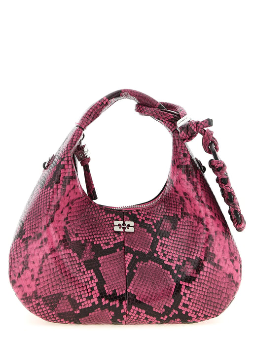 Ganni Fuchsia Recycled Polyester Handbag - Image 1