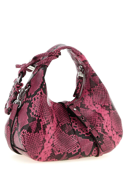Ganni Fuchsia Recycled Polyester Handbag - Image 2