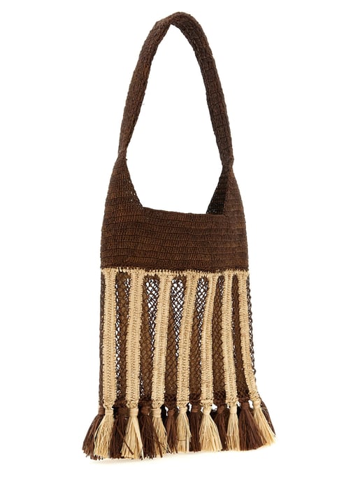 Isabel Marant Brown Raffia Shoulder Bag - Image 2