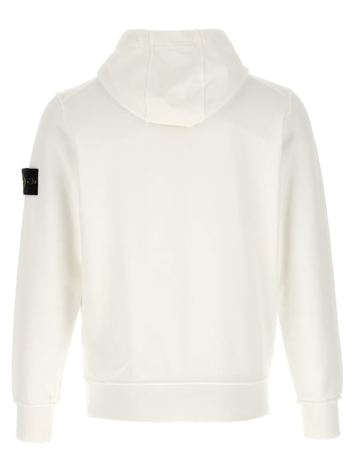 Stone Island White Cotton Sweatshirt - Image 2