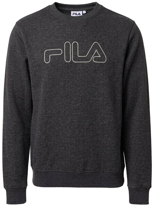 Mens Charcoal Marl Jude Graphic Logo Sweatshirt - Image 1