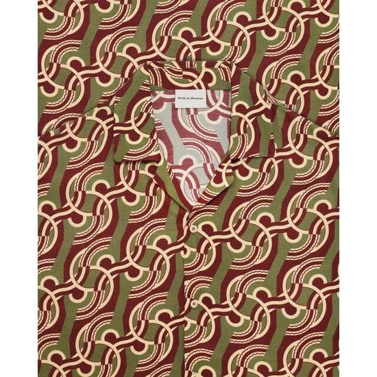 Drole De Monsieur Heren viscose chain link monogram shirt - Image 2