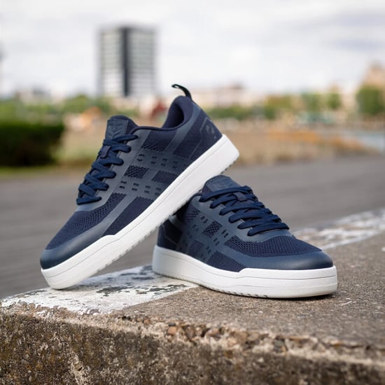 Q1905 Sneaker marken donkerblauw/ wit - Image 1