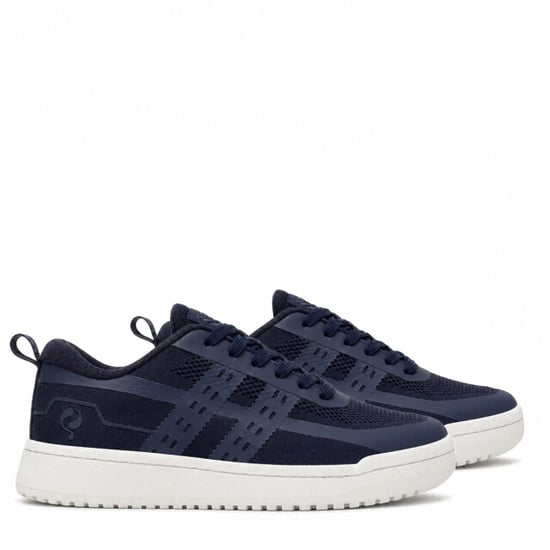Q1905 Sneaker marken donkerblauw/ wit - Image 2