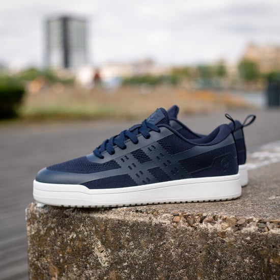 Q1905 Sneaker marken donkerblauw/ wit - Image 5