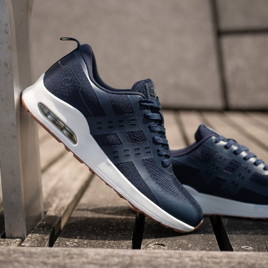 Q1905 Sneaker enkhuizen donkerblauw/ wit - Image 3