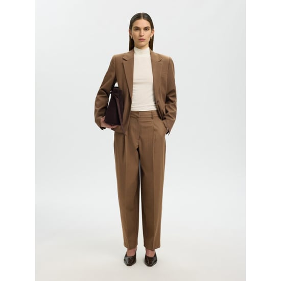 Selected Femme slwfitted signe blazer noos 16101746 toffee - Image 3