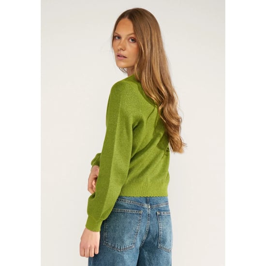 Nümph Nubir solid pullover 4060 calla green - Image 5