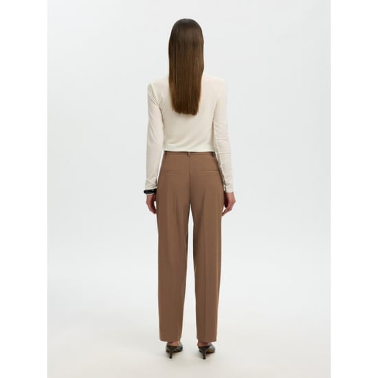 Selected Femme slwbarrel signe mw pant noos 16101748 toffee - Image 6
