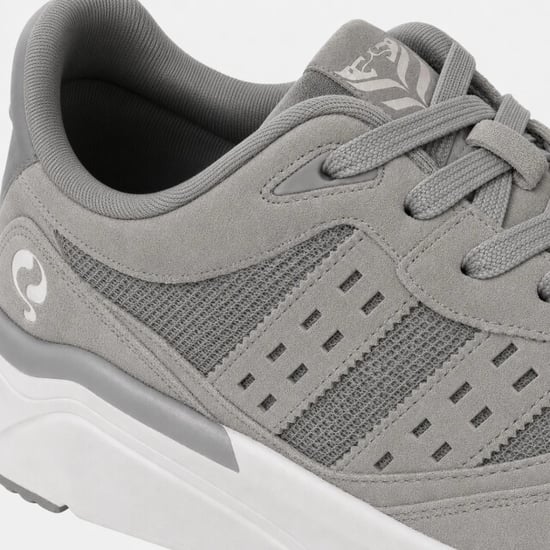 Q1905 Sneaker kampen lichtgrijs/ wit - Image 6