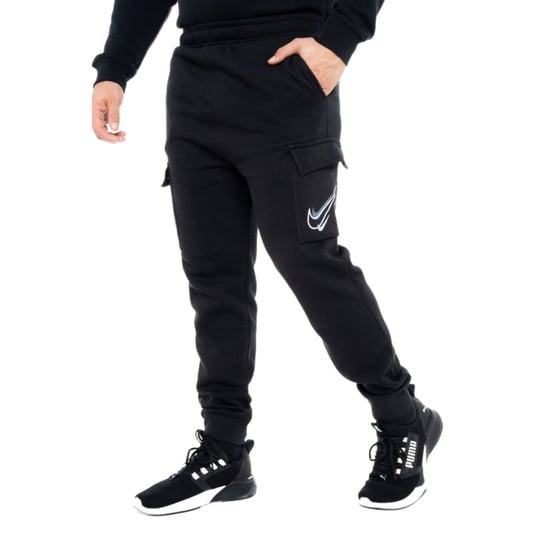 NIKE DQ3946 Mens Joggers Soft Sportswear Multi Swoosh Fleece Cargo Cuffed Pant - Image 3