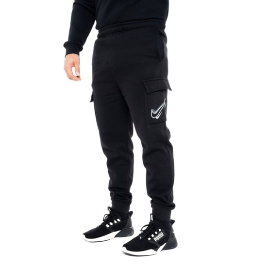 NIKE DQ3946 Mens Joggers Soft Sportswear Multi Swoosh Fleece Cargo Cuffed Pant - Image 4
