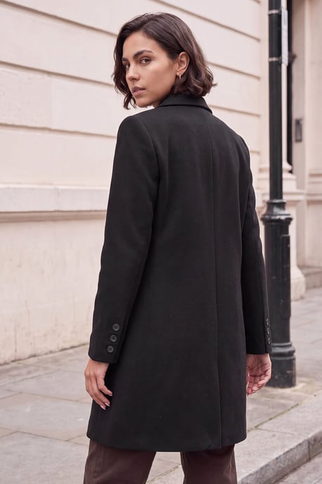Tailored Single Breasted Coat - Image 2