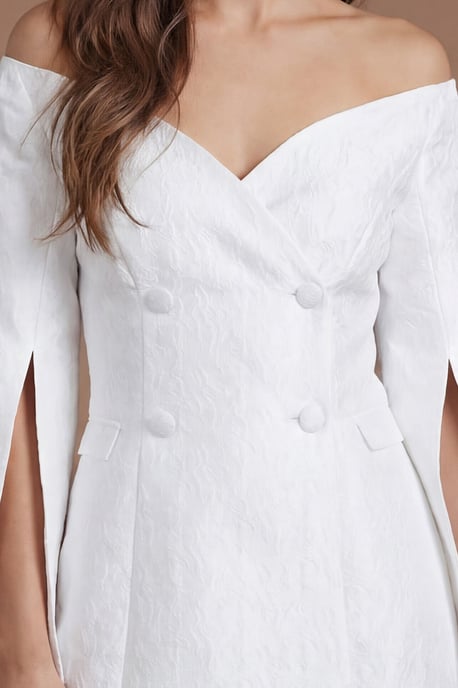 Jacquard Mini Blazer Dress - Image 3