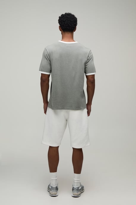 Regular Fit Vintage Wash Ringer T-Shirt - Image 2