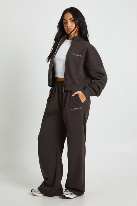 Ath Collective Emroidered Funnel Neck Tracksuit - Image 1