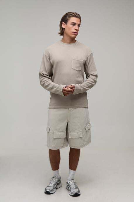 Parachute Cargo Denim Jorts - Image 4