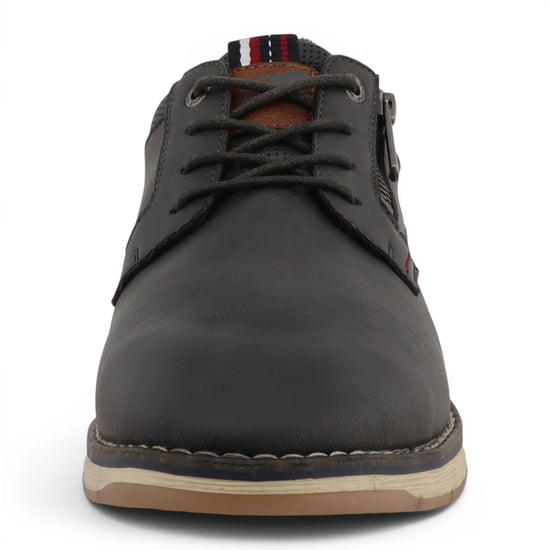 Mustang Donkergrijze Nepleer Vrijblijvende Outdoor Schoenen voor Mens - M0031004 - Image 5