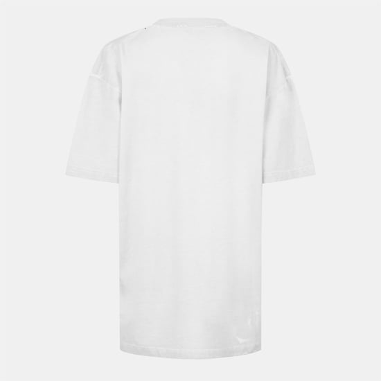 Women's Balenciaga T-Shirt in Dirty White - Image 2