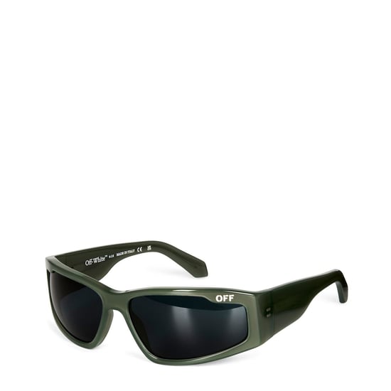Accessories Off White Kimball Rectangle Full Rim Sunglasses in 5707 Olive - Image 1