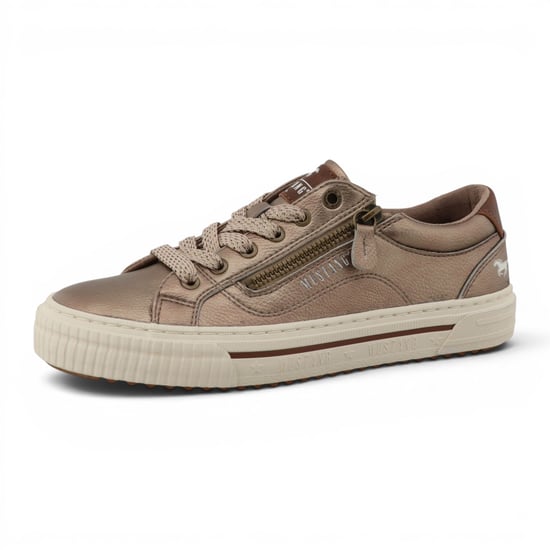 Mustang Dames Golden Faux Leather Sneaker Sneaker Casual schoenen - M0112011 - Image 4