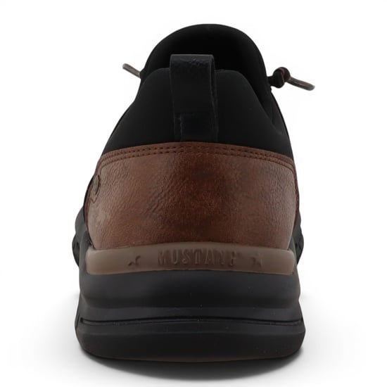 Mustang Zwarte Lichtgewicht Veterschoenen voor Heren - M0061005 - Image 6