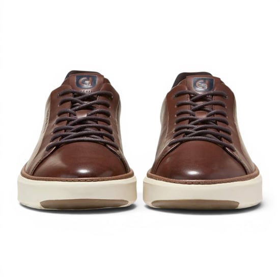 Cole Haan Men's GrandPro Luxe Mile Trainer Brown Leather Sneakers - C45103 - Image 4