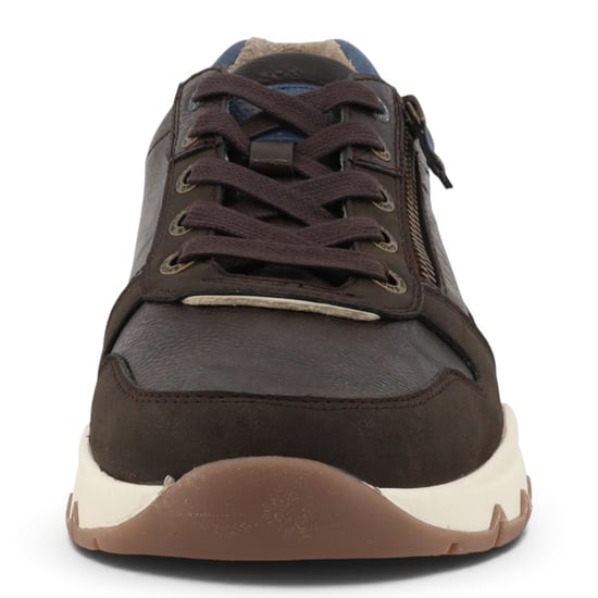 Mustang heren bruine nepleren sneakers - M0051001 - Image 5