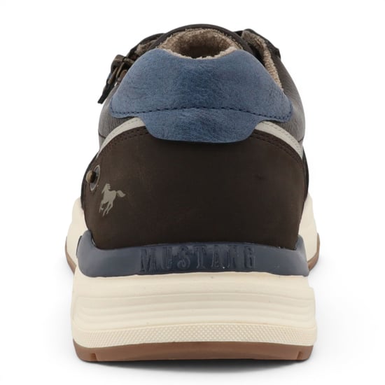 Mustang heren bruine nepleren sneakers - M0051001 - Image 6