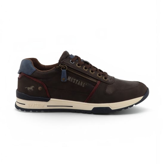 Mustang Bruine Nepleren Sneaker Schoenen voor Heren - M0281006 - Image 1