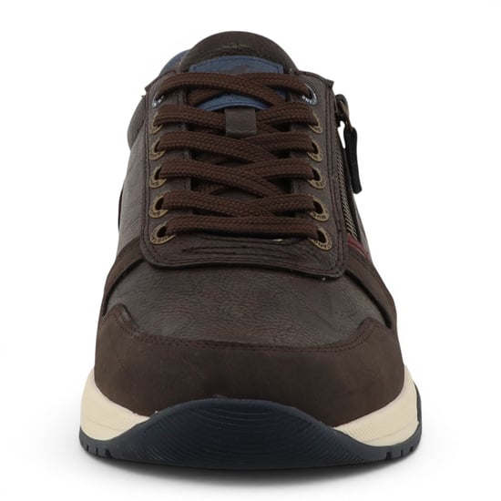Mustang Bruine Nepleren Sneaker Schoenen voor Heren - M0281006 - Image 5
