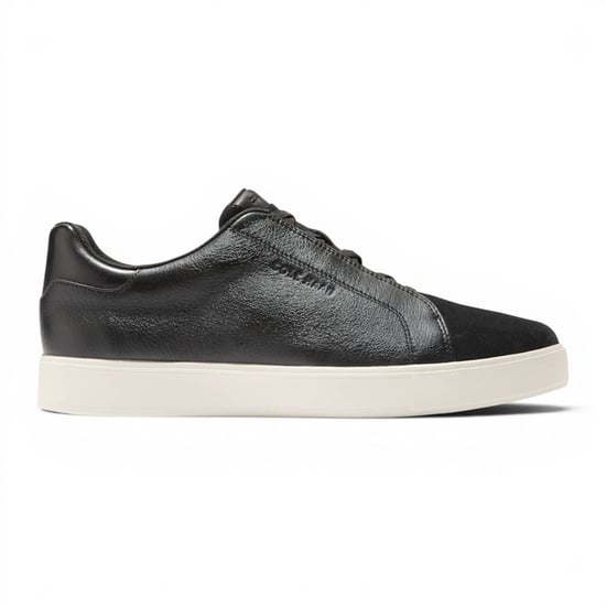 Cole Haan herrarnas GrandPro Luxe Mile Trainer svarta mocka-sneakers - C44434 - Image 1