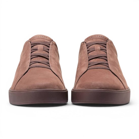 Cole Haan Men's GrandPro Luxe Mile Trainer Brown Nubuck Sneakers - C44437 - Image 4