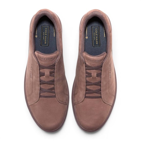 Cole Haan Men's GrandPro Luxe Mile Trainer Brown Nubuck Sneakers - C44437 - Image 6
